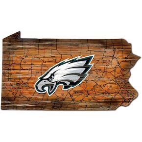 NFL Kansas City Chiefs Unisex Kansas City Chiefs Mini Roadmap State Sign, Team Color, 12 inch