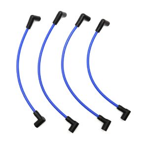 4 PCs Marine Spark Plug Wire Set, Fits for Johnson Evinrude 90HP 115 HP, Outboard Engines OE Replacement#18-8839 9-28092, Ignition Conductor Cables Leads Spark Plug Wires