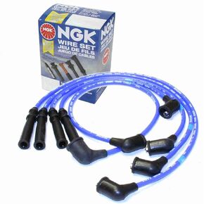 NGK Spark Plug Wire Set compatible with Nissan 240SX 2.4L L4 1989-1990