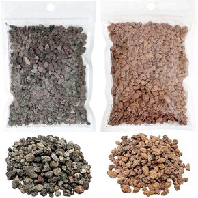 Miniature Rock Basing Kit Miniature Rock Landscape Rocks DIY Terrain Model Kit Basing Kit for Terrain Scenery Landscape Model Railroad Sand Table Material, Mixed Color and Grey