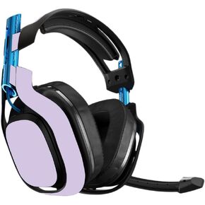 MightySkins Skin Compatible with Astro A50 3rd Generation Gaming Headset - Solid Lilac Protective, Durable, and Unique Vinyl Decal wrap Cover Easy to Apply, Remove, and Change Styles Made in The USA