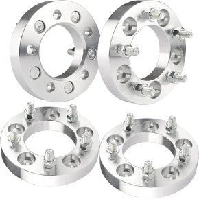 5x4.75 Wheel Spacers, 1 Inch 5x120.65 Wheel Spacers 87.1mm Center Bore with M12x1.5 Studs