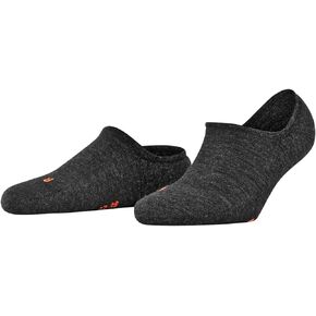 FALKE Women's Keep Warm No Show Socks, Breathable, Moisture-Wicking, Merino Wool, Low Cut with Non Slip Heel
