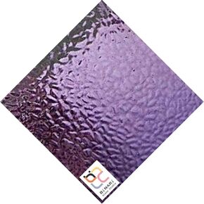 Wissmach Stained Glass Sheet and Mosaic Glass: Lavender English Muffle (8"x6"-1 Sheet) by BiNARi Glass Studio