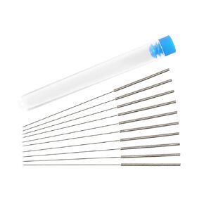 Aokin 13 Pcs 3D Printer Nozzle Cleaning Kit - 10 Pcs 0.4mm Needles Cleaner and 2 Pcs Tweezers Cleaner, Stainless Steel Nozzle Cleaning Tool Kit