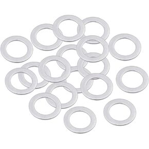 HobbyPark Metal 5mm Shim Washers 5x8x0.5mm for RC Cars,Replacement of Part 1985 (100-Pack)