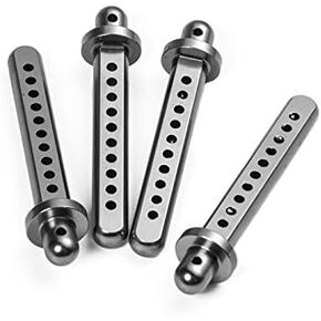 1/10 RC Crawler Cars Parts Aluminum Body Post Mounts 4PCS for SCX10 AXIAL 4WD (Titanium Color)