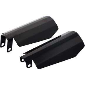 Motorcycle Glossy Black Coffin Cut Hand Guard Wind Cold Protector For Harley Dyna and 06 older Baggers and FXR's with upgraded controls