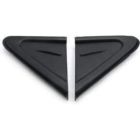 1 Pair Front Car Side Mirror Corner Fender Triangle Cover Trim Rearview Mirror Triangular Trim Panel Replacement for Toyota Corolla 2019-2021 Raplace#60118-02370