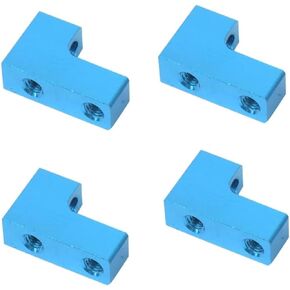 4pcs Aluminum Servo Mount Stay (L/R) Kit for Tamiya TT-02 TT-02RR TT-02FT TT-02D Type-SR FF-03 TB-03 Chassis Hops Up Upgrades Parts