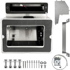 AC Heater Box w/Blower Motor Compatible with Kenworth T600 T660 T800 W900 W900L W900B Series, Aluminum Air HVAC Box Replacement F31-1036-1 K1425351