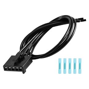 Blower Motor Resistor Connector Wire Harness Pigtail, AC Fan Blower Wire Assembly Compatible with 2010-2015 Ford Fusion, Lincoln MKZ Mercury Milan Replace# WPT1285, 645-512