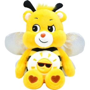 Care Bears Spring Theme Bee Funshine Bear Fun-Size Plush - Perfect Stuffed Animal Holiday, Birthday Gift, Super Soft and Cuddly – Good for Girls and Boys, Employees, Collectors, Ages 4+