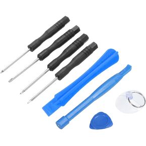 PATIKIL Phone Pry Opening Tools Screwdriver Spudger Kit Set 9 in 1 for Cellphone Mobile Phone Laptop PC Repair(P1.5, S2, T0.8, Y0.6)