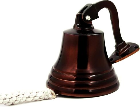 Wall Mountable Hanging Bell 5" Nautical Ship Bell Perfect for Dinner, Church, School, Bar, Reception, Outdoor & Indoor in Saudi Arabia