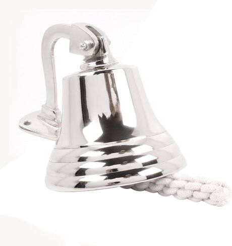 Wall Mountable Hanging Bell 5" Nautical Ship Bell Perfect for Dinner, Church, School, Bar, Reception, Outdoor & Indoor in Saudi Arabia
