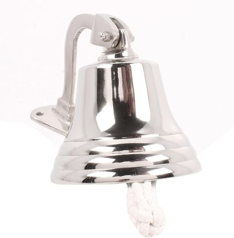 Wall Mountable Hanging Bell 5" Nautical Ship Bell Perfect for Dinner, Church, School, Bar, Reception, Outdoor & Indoor in Saudi Arabia