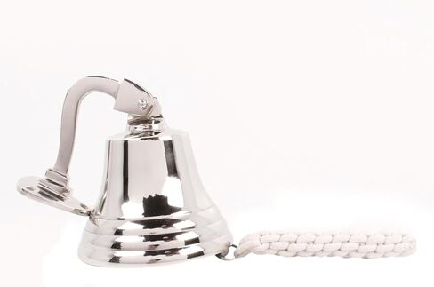 Wall Mountable Hanging Bell 5" Nautical Ship Bell Perfect for Dinner, Church, School, Bar, Reception, Outdoor & Indoor in Saudi Arabia