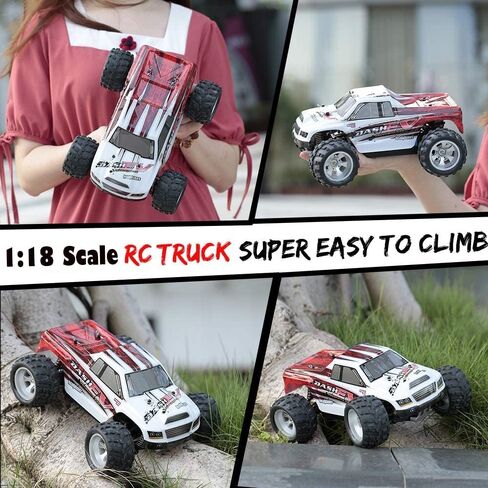 WLtoys A979B RC Car, 1/18 Scale Remote Contro Car, 4WD 70KM/h High Speed RC Truck, 2.4GHz All Terrain Off Road RC Crawler RTR for Kids and Adults in Saudi Arabia