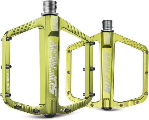MTB Bike Pedals, Lightweight Mountain Bicycle Pedals for BMX/Road Bikes -Universal Aluminum Alloy Large Platform Pedal in Saudi Arabia