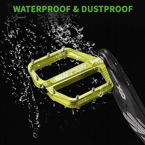 MTB Bike Pedals, Lightweight Mountain Bicycle Pedals for BMX/Road Bikes -Universal Aluminum Alloy Large Platform Pedal in Saudi Arabia