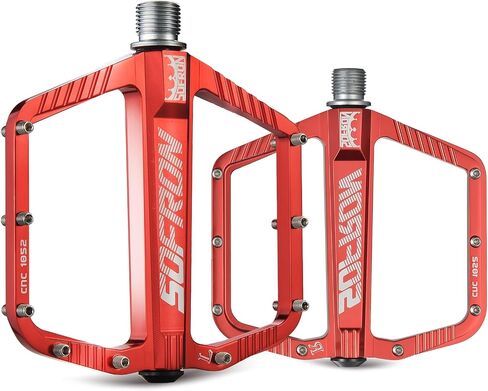 MTB Bike Pedals, Lightweight Mountain Bicycle Pedals for BMX/Road Bikes -Universal Aluminum Alloy Large Platform Pedal in Saudi Arabia
