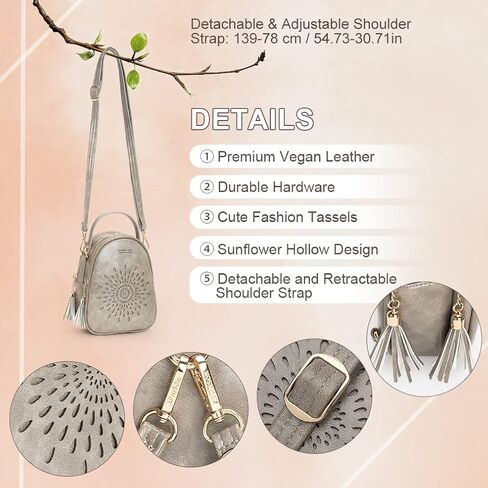 APHISON Small Satchel Bags Shoulder Purse Crossbody Bags for Women Trendy in Saudi Arabia