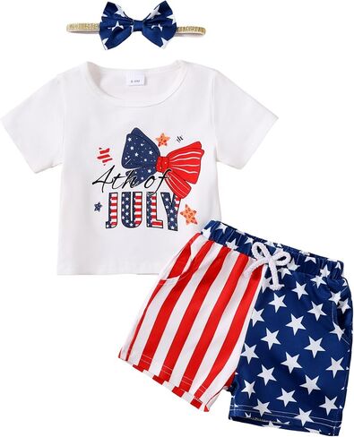Baby Girls Short Set Daddy's Girls Letter Print Cute Summer Clothes Outfit Set with Headband 3Pcs in Saudi Arabia