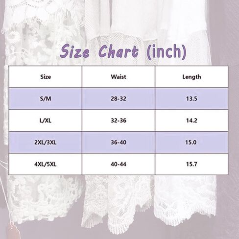 Lace Shirt Extender for Women Plus Size Underskirt Elastic Waist Half Slip Mini Skirts in Saudi Arabia