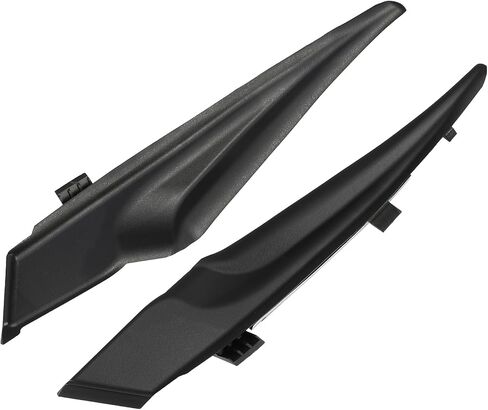 1 Pair Front Windshield Wrap Corner Trim Compatible for Toyota Corolla 2014-2019, Durable Plastic Black Left Right Windshield Wiper Cover in Saudi Arabia
