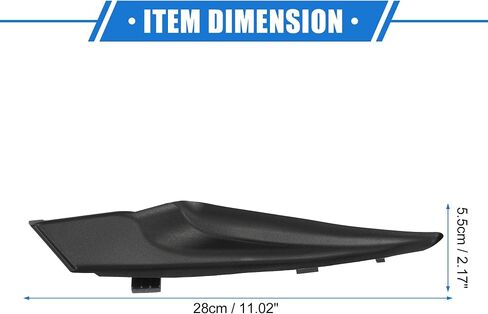1 Pair Front Windshield Wrap Corner Trim Compatible for Toyota Corolla 2014-2019, Durable Plastic Black Left Right Windshield Wiper Cover in Saudi Arabia