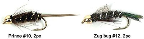 16 قطعة رأس حبة الذباب ذباب مايو الحورية الذباب يطير حشرات صيد تشكيلة-مع صندوق يطير صغير in Kuwait