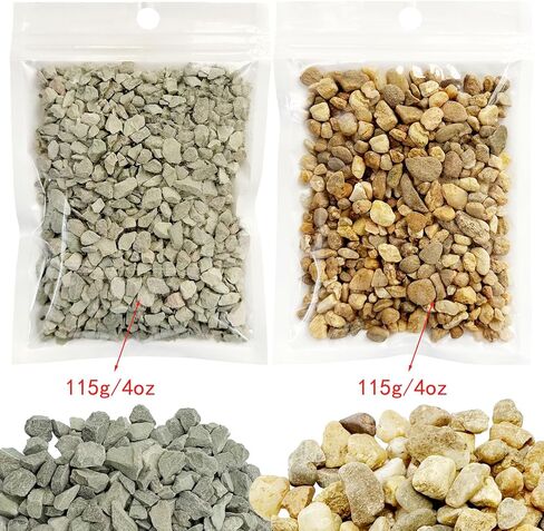 Miniature Rock Basing Kit Miniature Rock Landscape Rocks DIY Terrain Model Kit Basing Kit for Terrain Scenery Landscape Model Railroad Sand Table Material, Mixed Color and Grey in Saudi Arabia