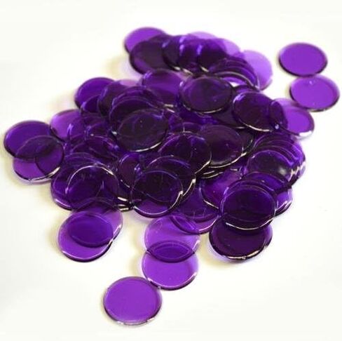 600 Plastic Bingo Chips 100 of Each Color (Red, Purple,Green, Pink,Yellow and Blue.) in Saudi Arabia