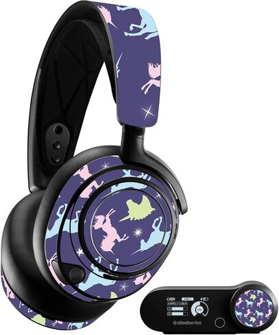 غلاف MightySkins متوافق مع SteelSeries Arctis Nova Pro - Unicorn Dream | غطاء ملتف واقٍ ومتين وفريد ​​من نوعه من الفينيل | سهل التطبيق والإزالة وتغيير الأنماط | صنع في الولايات المتحدة الأمريكية in Saudi Arabia