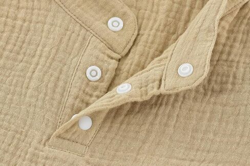 Baby Bodysuits Cotton Linen Summer Clothes for Baby Boys and Girls Perfect Neutral Baby Bodysuit in Saudi Arabia