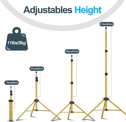 EMART 7Ft Light Stand for Photography, Speedlight, Flash, Softbox-2 Pack in Kuwait