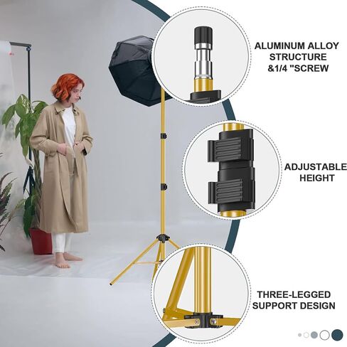 EMART 7Ft Light Stand for Photography, Speedlight, Flash, Softbox-2 Pack in Kuwait