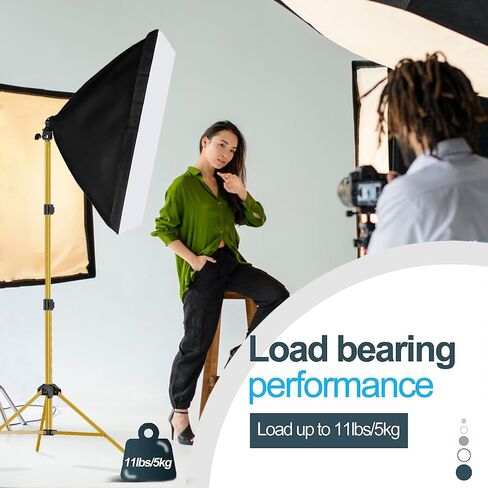 EMART 7Ft Light Stand for Photography, Speedlight, Flash, Softbox-2 Pack in Kuwait