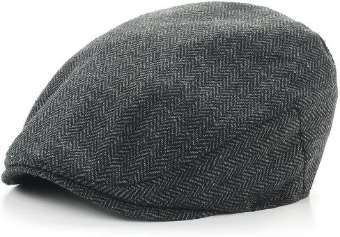 Gatsby Newsboy Hat Men Women Classic Herringbone lvy Trendy Tweeb Flat Cap in Saudi Arabia