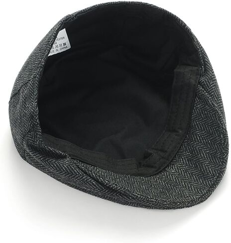 Gatsby Newsboy Hat Men Women Classic Herringbone lvy Trendy Tweeb Flat Cap in Saudi Arabia