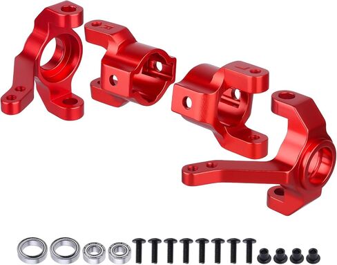 HobbyPark Aluminum Steering Knuckle & C Hub Carrier w/Ball Bearings Replacement of AX30495 AX30496 For RC AXIAL SCX10 Option Parts in Saudi Arabia