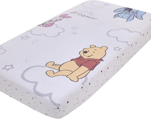 Disney Alice in Wonderland Light Blue, Pink, Yellow, and White Nursery Photo Op Fitted Crib Sheet in Saudi Arabia
