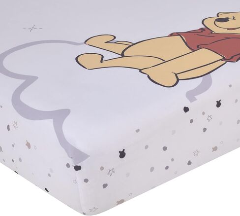 Disney Alice in Wonderland Light Blue, Pink, Yellow, and White Nursery Photo Op Fitted Crib Sheet in Saudi Arabia