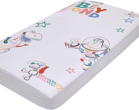 Disney Alice in Wonderland Light Blue, Pink, Yellow, and White Nursery Photo Op Fitted Crib Sheet in Saudi Arabia