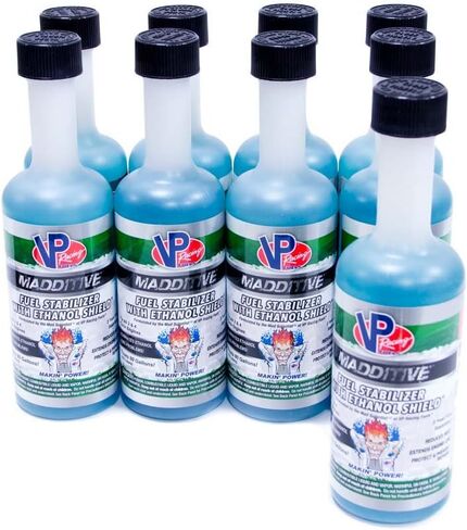 VP Racing Fuels 2815، مثبت الوقود Madditive مع درع الإيثانول - 8 أونصة (9 عبوات) in Saudi Arabia