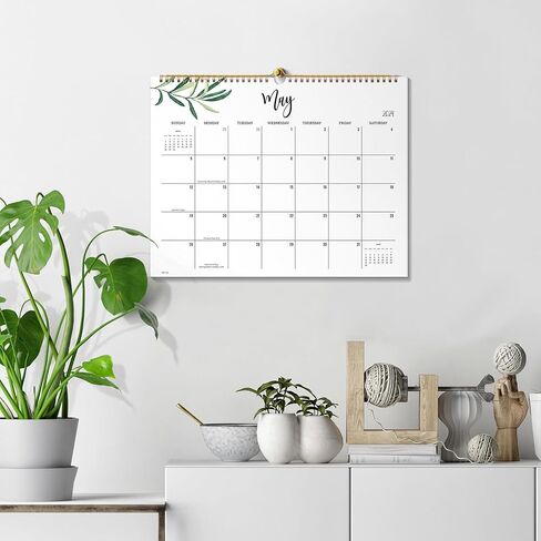 Cabbrix 2024-2025 Wall Calendar, 18 Monthly Wall Calendar Runs from Now to June 2025, Wirebound,15 x 12 Inches in Saudi Arabia