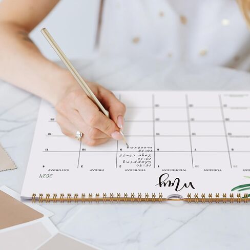Cabbrix 2024-2025 Wall Calendar, 18 Monthly Wall Calendar Runs from Now to June 2025, Wirebound,15 x 12 Inches in Saudi Arabia