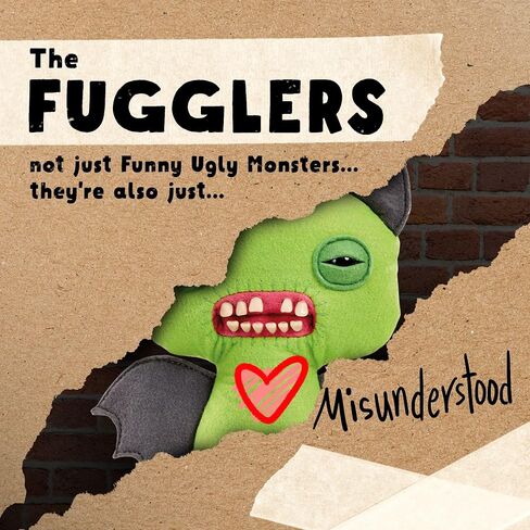 Originals Funny Ugly Monster Stuffed 9 Inch Plush Toy, Teddy Bear Nightmare, Brown (Chase) in Saudi Arabia