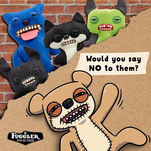 Originals Funny Ugly Monster Stuffed 9 Inch Plush Toy, Teddy Bear Nightmare, Brown (Chase) in Saudi Arabia